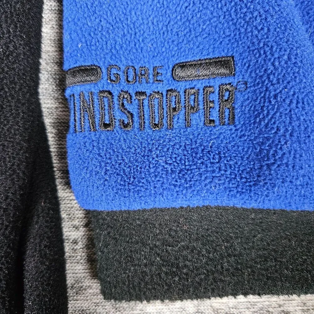 Vintage The North Face Gore Windstopper Fleece Jacket Men's L Zip Blue Gorpcore